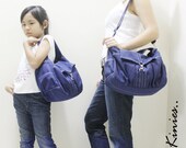 Mini CLASSIC by Kinies in Royal Blue - Single Strap Tote / Cross Body Messenge