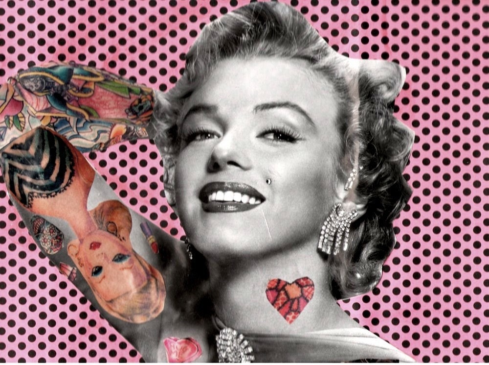 Tattooed Marilyn Monroe