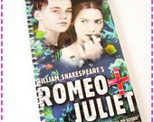 ROMEO and JULIET VHS Movie Video Original Recycled Notebook / Upcycled Journal - Eco Friendly Valentine's Day - Vintage Circa 1996