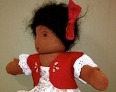 African American Waldorf Doll