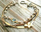 Geraldine Triple Strand Bracelet