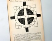vintage shooting targets - two targets - free gift with 20 dollar target purchase