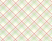 Tanya Whelan Sugar Hill Fabric  - Plaid Ivory , 1 yard