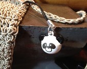 Cute Panda Bell Charm for Cell Phone, Zipper or Keychain