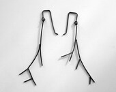 Asymmetrical Branch Earrings