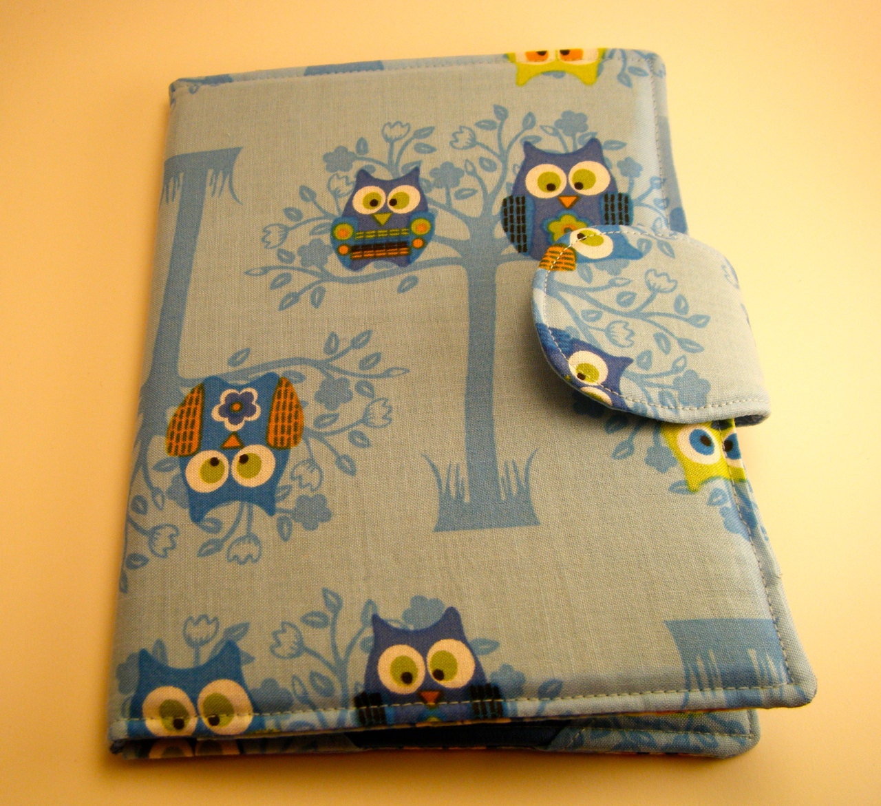 Kindle Cover, Kindle 4 Cover, Kindle Touch cover, Blue Owls Kindle Cover, Nook Cover, Kobo Cover, Free First Class Shipping