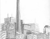 Toronto Waterfront Skyline sketch