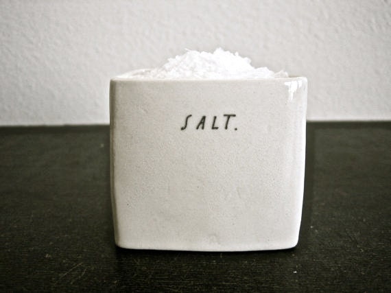 square SALT cellar.