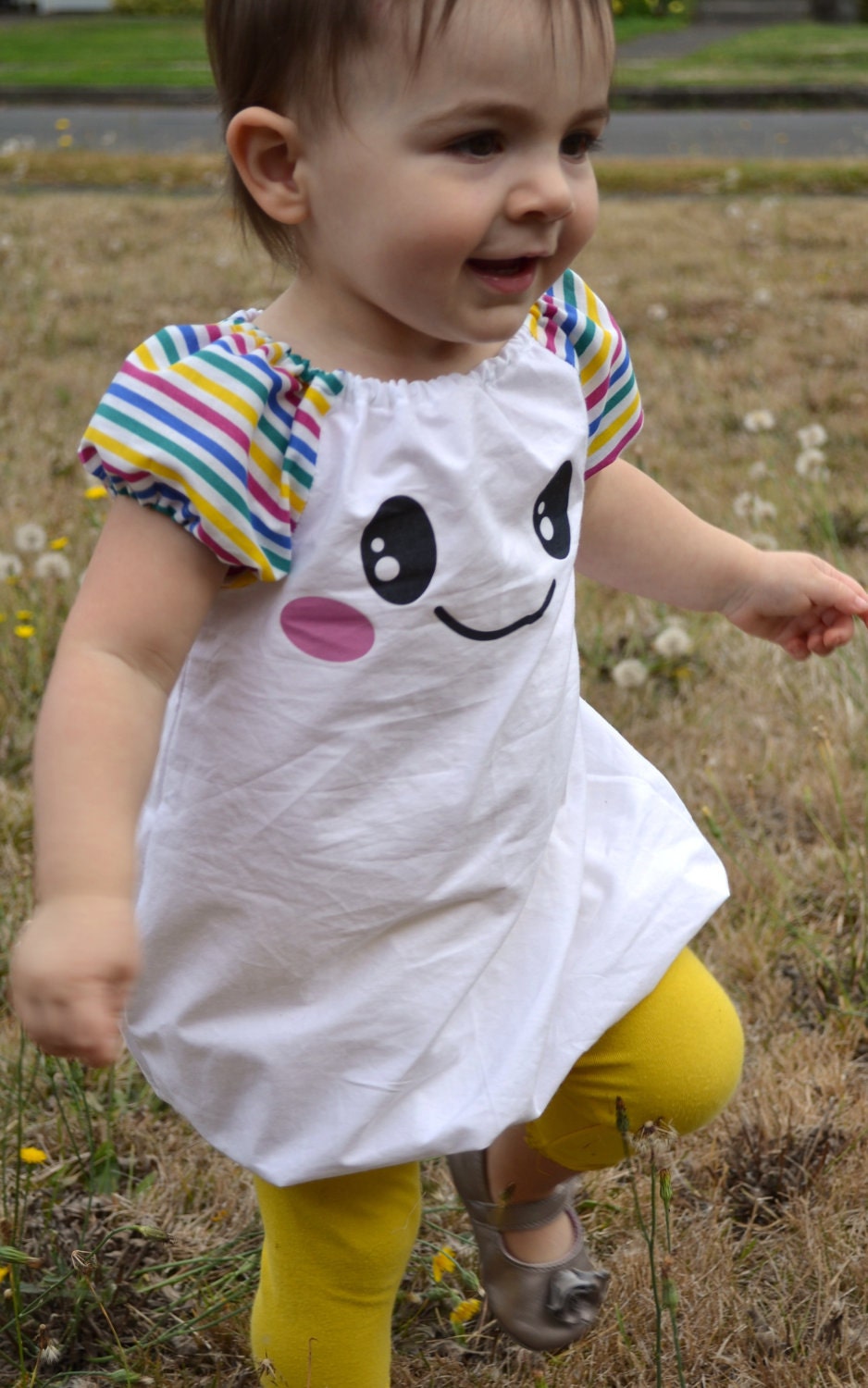 Happy cloud kawaii bubble dress size 12m to 2T READY TO SHIP