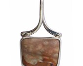 Picture Jasper Pendant set in sterling silver  ppje1440