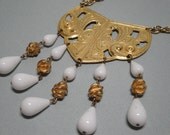 Kenneth J Lane with White Drop Beads Necklace  REDUCED FROM 195.00 to 165.00
