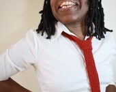 Skinny Ties for men, Knit Tie, Custom Tie,  Red tie, Wedding Ties, Luxury Ties