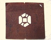 Vintage  Japanese Stencil  Family Crest  Kamon  Stencil A79