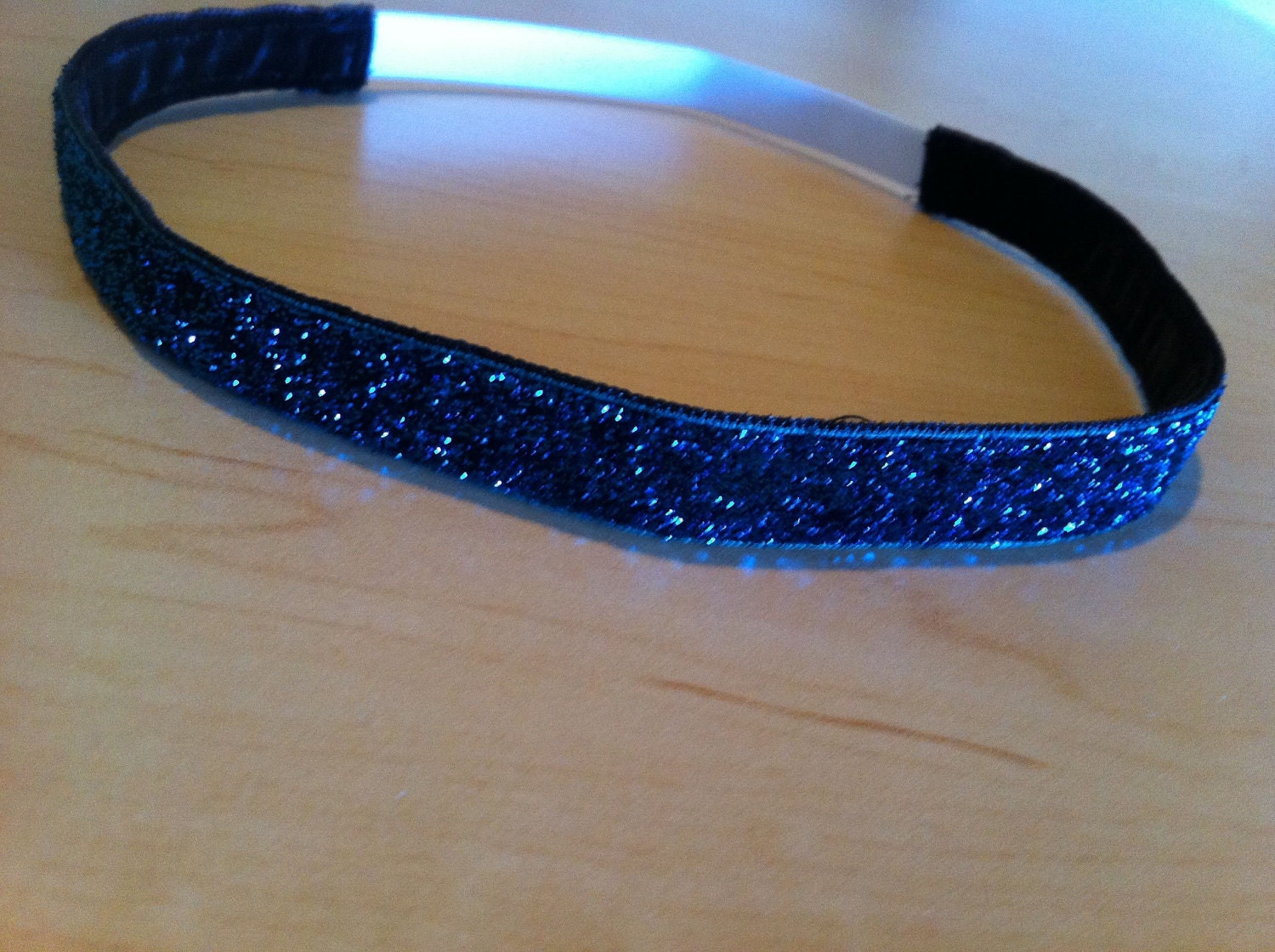 Blue Sparkle Headband (5/8" wide)