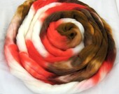 Superwash Merino top, Gingerbread Cookie, 4oz