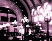 Collage Union Station Pink Altered Fine Art Photograph Pastel Print