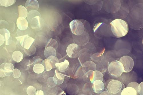 Poster - Valentines Large Abstract Water Photograph purple silver circles affordable wall art Tiny Pearls Of Light 12x18