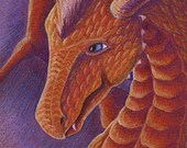 Smiling Dragon OSWOA Fantasy Art