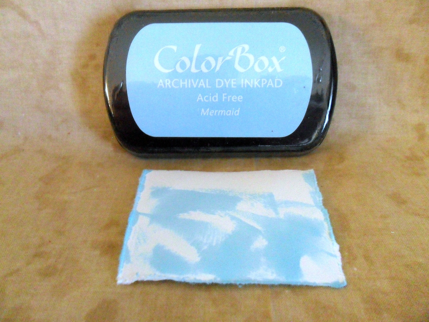 Mermaid Blue Dye Ink Stamp Pad by Colorbox-FREE SHIPPING