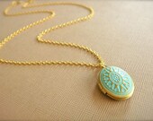 Verdigris Locket - Mom, Mother, Mother's Day, Gift, Best Friend, Friend, Bridesmaid, Anniversary