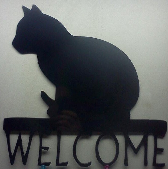 Kitten Welcome Sign
