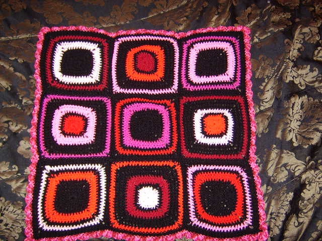 Modern Art Squares Baby Blanket