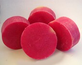 Handmade Violet Soap: Dark Pink Violet Shea Butter Soap - Valentines Day Gift