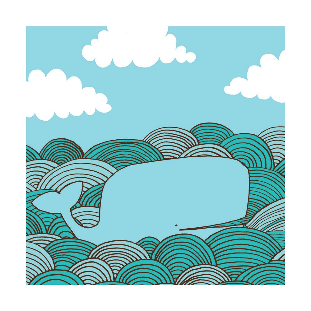 Whale 12x12