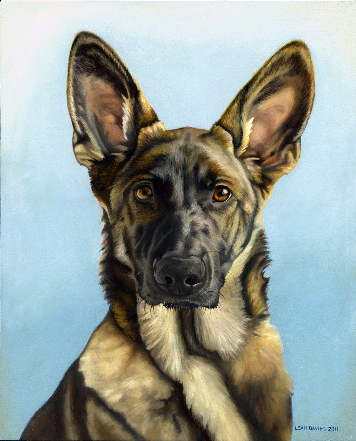Hand Painted Oil Portrait - 8x8 or 8x10