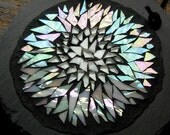 Emily Dickinson Mandala Mosaic on Slate (7 inch)