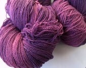 SW Merino Lace Weight Yarn Kettle Dyed in Amethyst