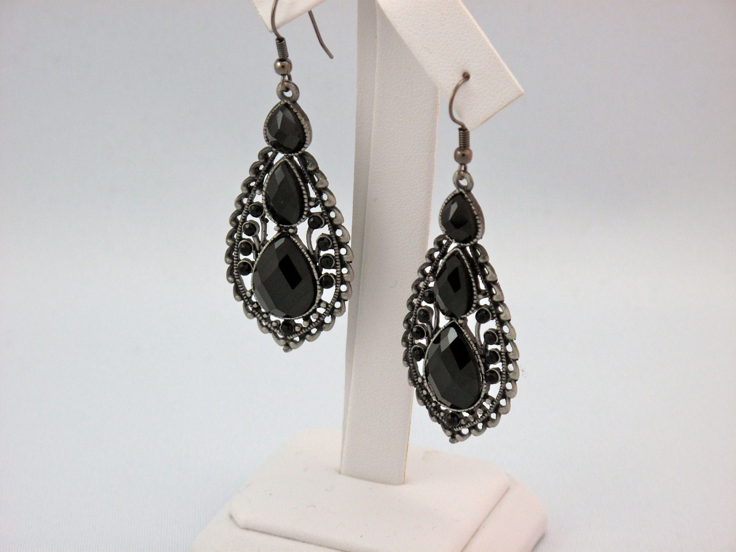 Black Fancy Earrings