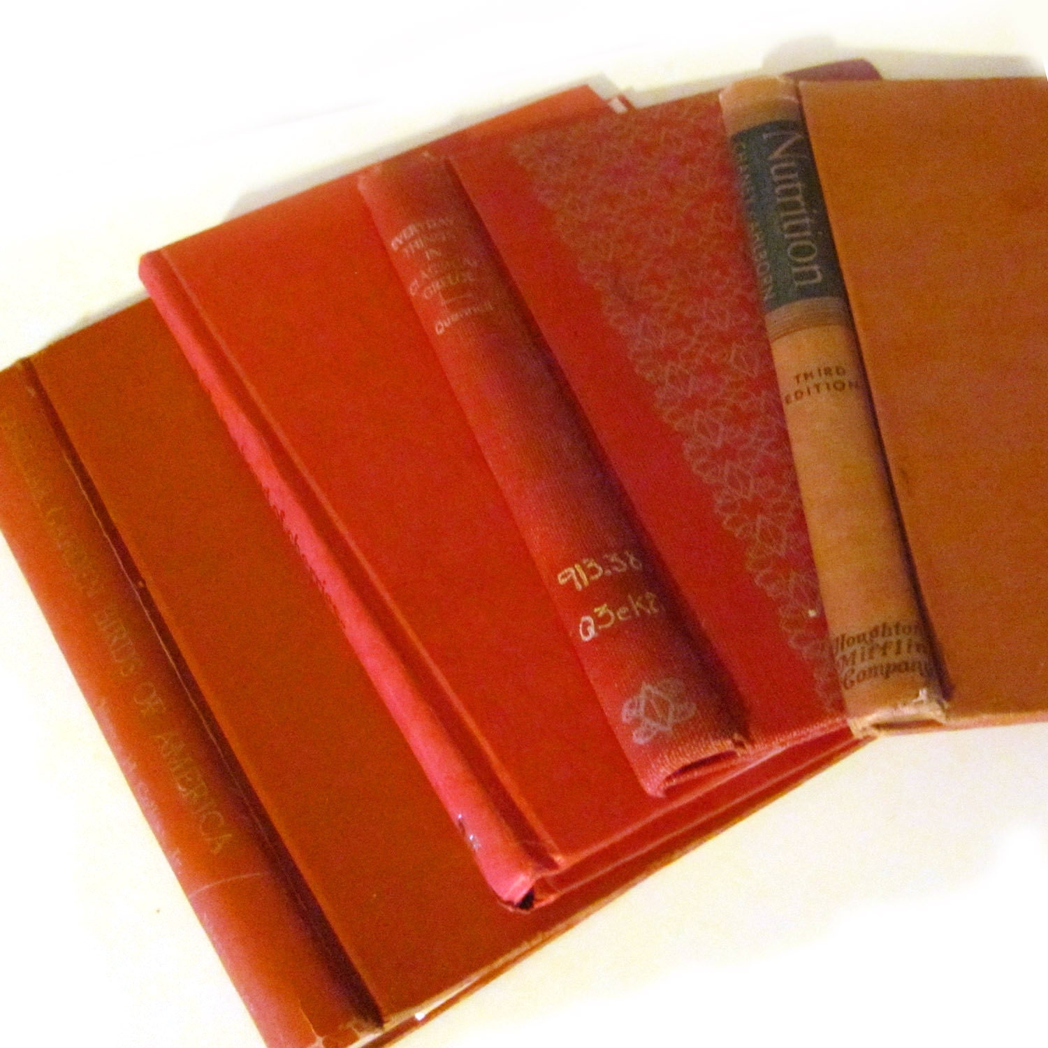 DIY rusty red book covers ready to make your own journal