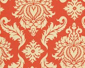 NEW - Fabric Yardage - Joel Dewberry Aviary 2 - Damask - Saffron - Free Spirit Fabrics - 1 Yard