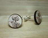 Human Skeleton Profile Cufflinks