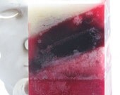 Apple Cinnamon Clove Red & White Handmade Square Pillar Candle 3x4.5