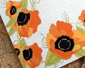 Poppy Note Cards - OrangePoppies