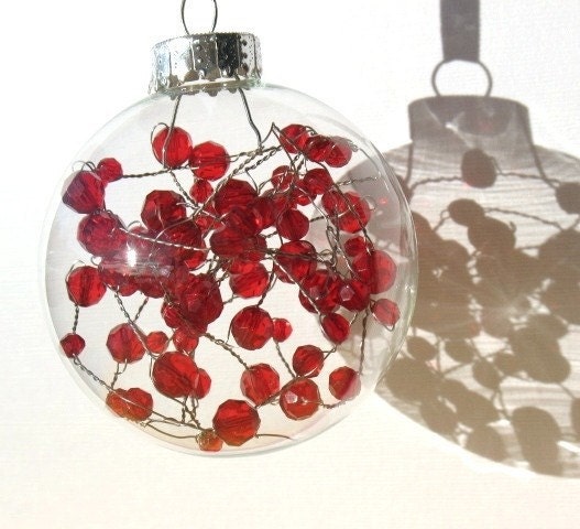 Red Berry - Glass Globe Ornament
