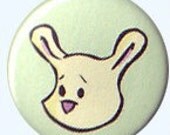 Cute Bunny 1 inch Pin