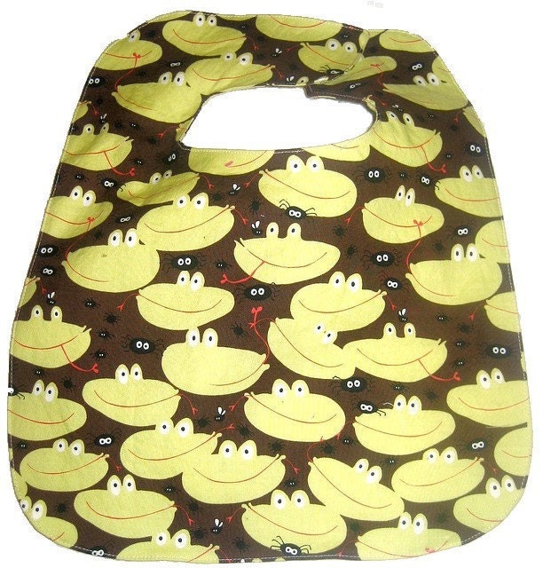 Frog Chow Soak Proof Baby/Toddler Bib