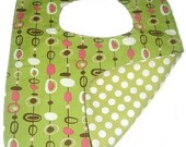 Necklace Soak Proof Baby/Toddler Bib Reversible