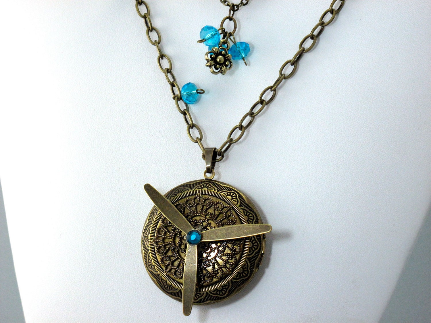 Aviator Locket Necklace
