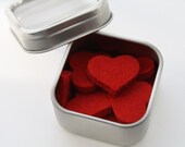 NEW heartfelts in a tiny, terrific, reusable tin- cherry