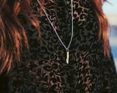 tibetan quartz gem bullet case necklace