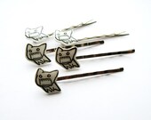 Bobby Hair Pins - Angry Kitties - Limited Edition