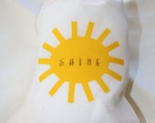 sunSHINE muslin drawstring bag