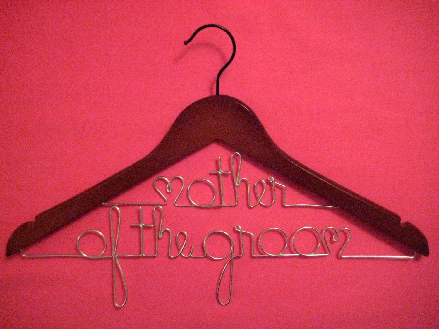 MOTHER of the GROOM Personalized Wedding Hanger