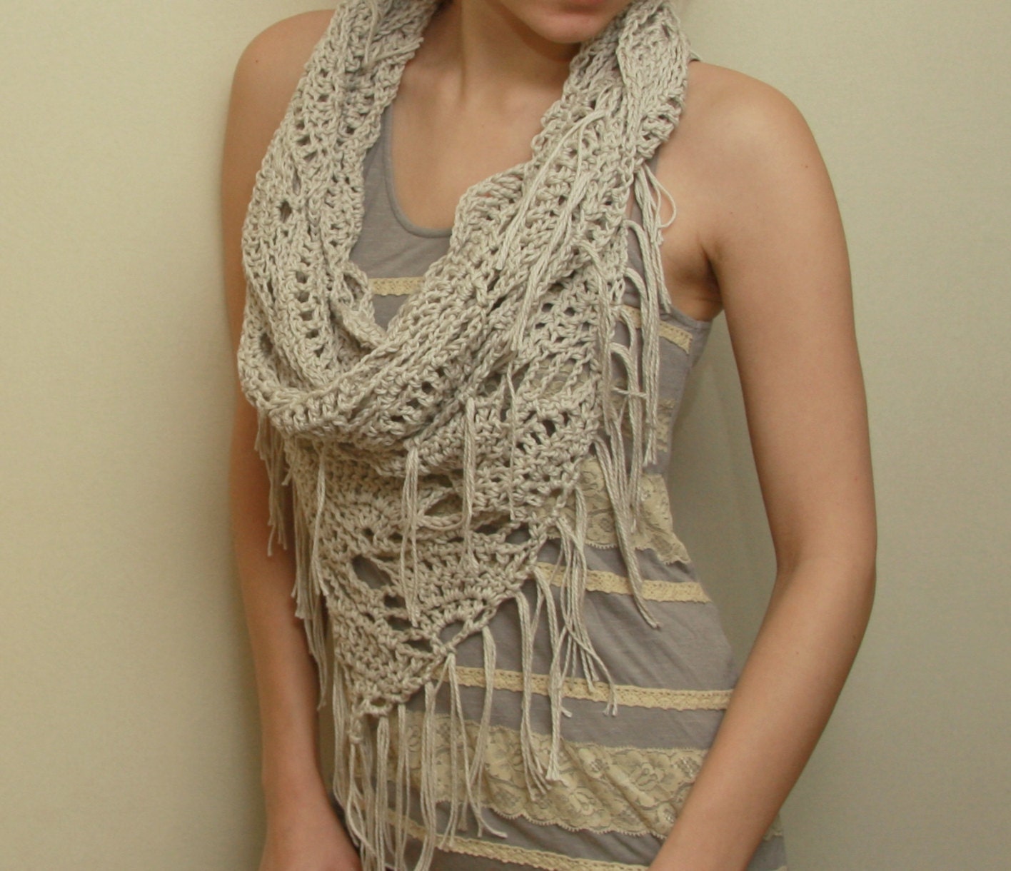 Triangle Cowl - Crochet Pattern PDF file