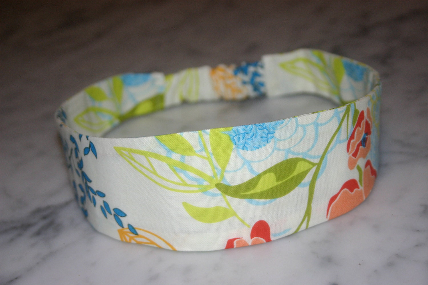 Cotton Headband.  Hummingbird.