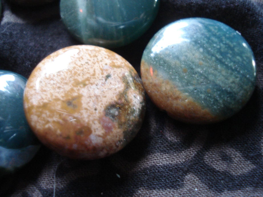 Destash Round stones - drilled assorted colors
